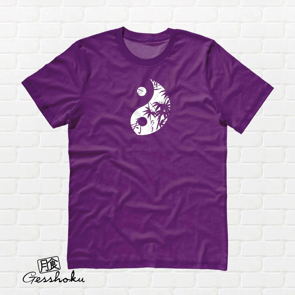 Yin Yang Asian Print Unisex T-shirt