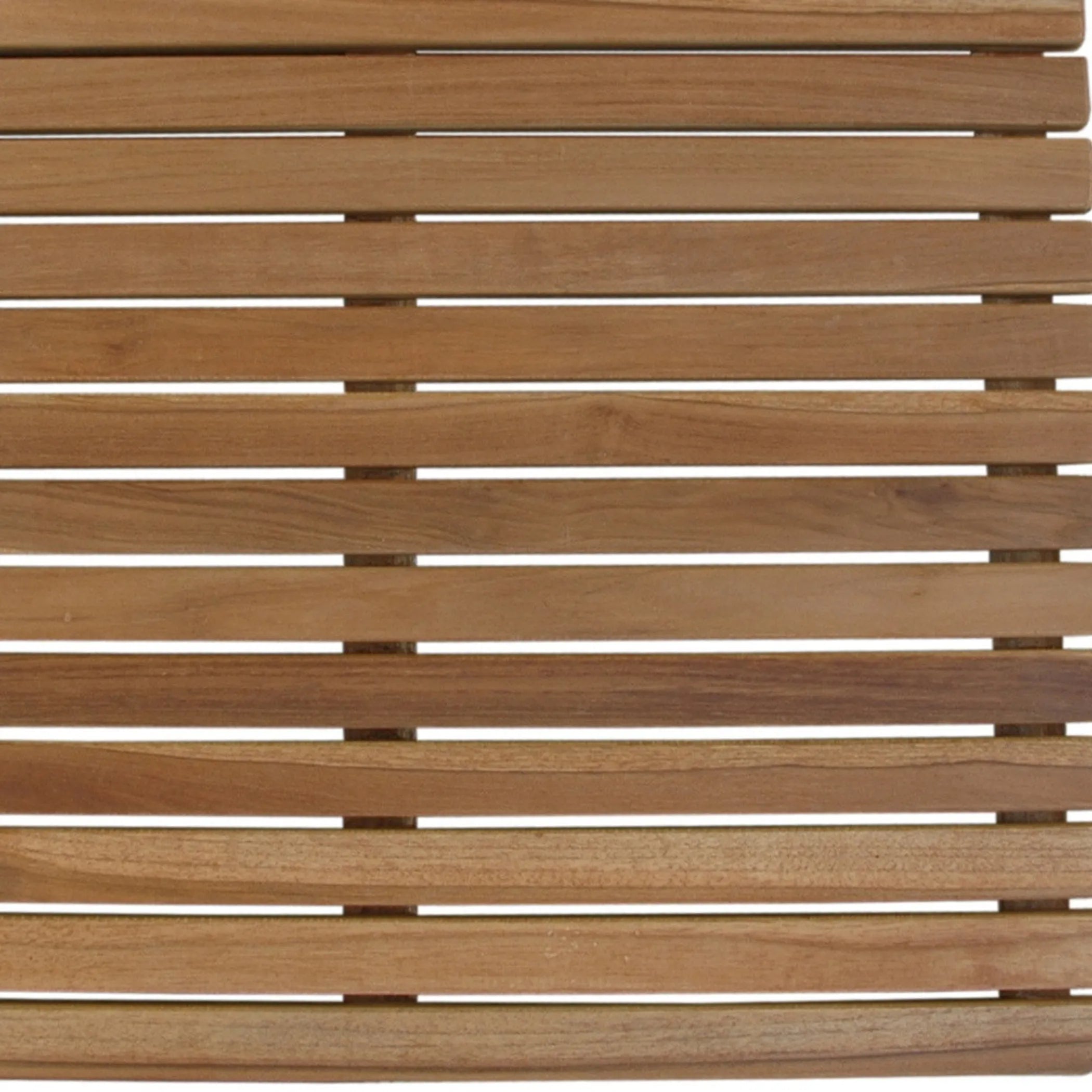 Natural Teak 24" Square Shower Mat